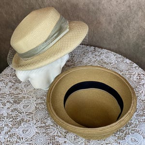 Detachable Mesh Fisherman Hat - Classic Summer Hat for Women, Audrey Style Travel Hat with Convertible Design (Beige/Khaki), Elegant hat