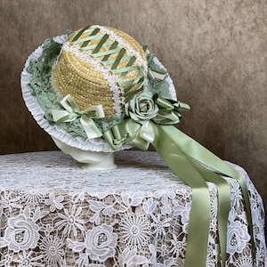 Handmade Bow French Straw Hat - Elegant Wide Brim Sun Hat for Women, Adjustable Summer Beach Hat with UPF Protection, Handmade straw hat