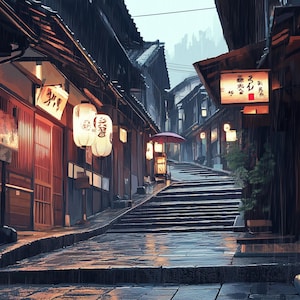 Puzzle 1 000 pièces pour adultes : paysage de rue nostalgique de la ville de kyoto, partie 4