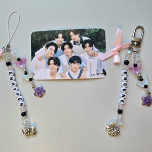 ENHYPEN Schlüsselanhänger | K-pop Handyanhänger | Bias Keychain personalisiert | Geschenk für K-pop Fans