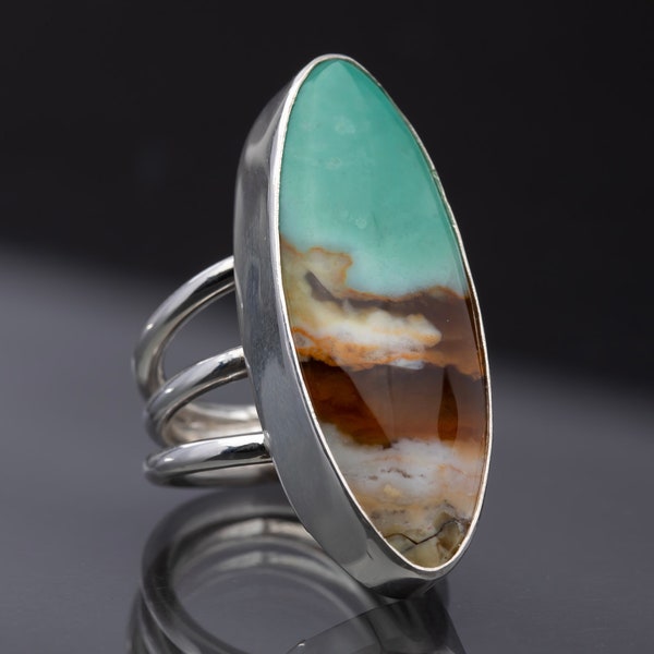Petrified Wood Ring - Etsy
