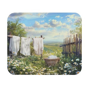 Scenic Landscape Mouse Pad: Nature Lover Desk Accessory