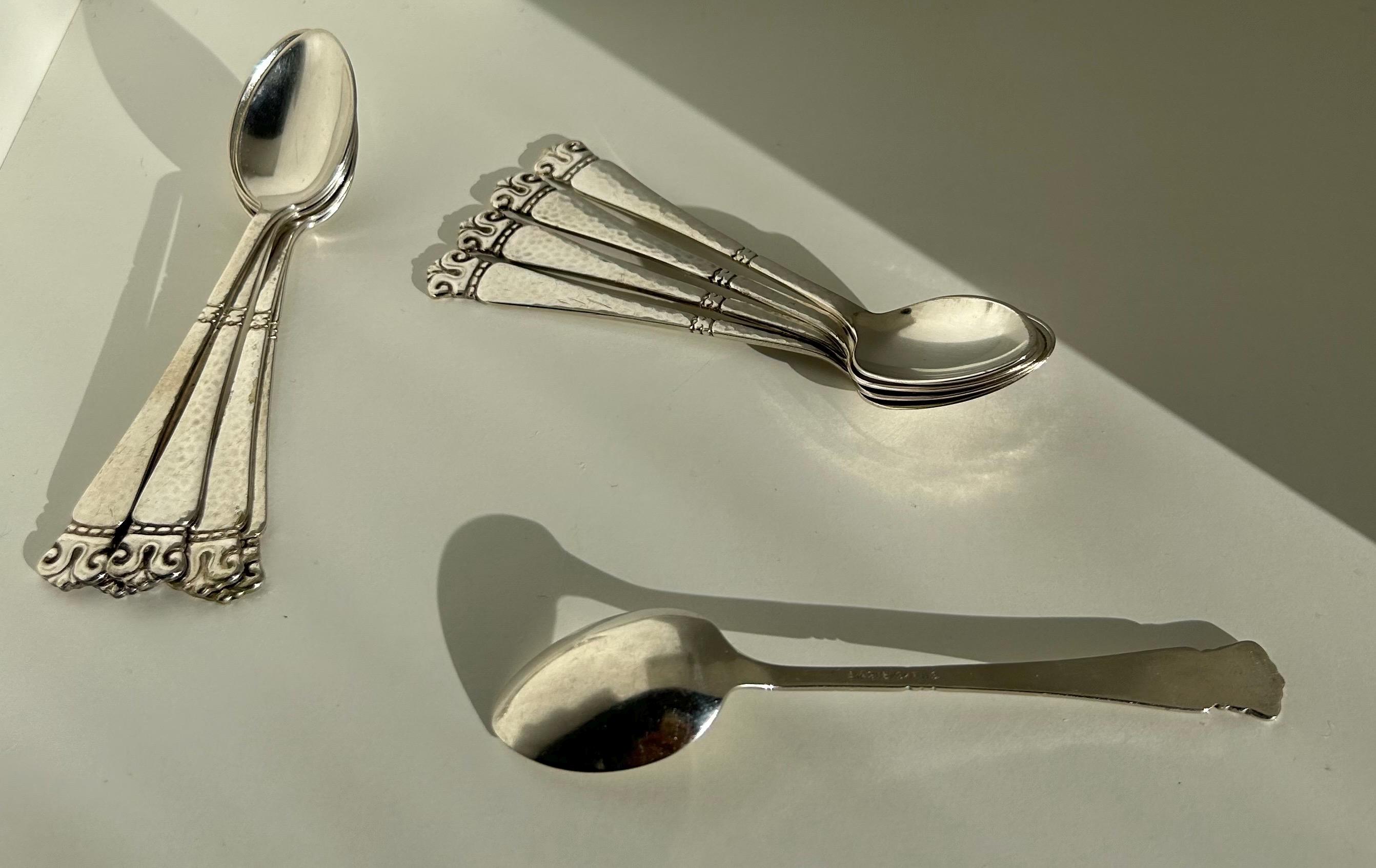 ドイツ アンティーク ロココ イタリア ナイフ セット シルバー 刻印