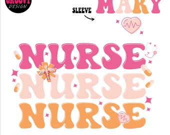 Personalized Nurse SVG: Custom Shirt Design (Digital Download)