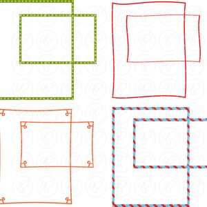 Class Skinny Frames Mega Pack: Clip Art Pack Card Making Digital Frames ...