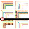 Clementine Frames & Labels: Clip Art Pack Card Making Digital Frames ...