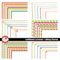 Clementine Frames & Labels: Clip Art Pack Card Making Digital Frames ...