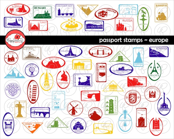 Printable Passport Stamps For Kids