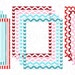 Retro Doodle Frames & Labels: Clip Art Pack Card Making Digital Frames ...