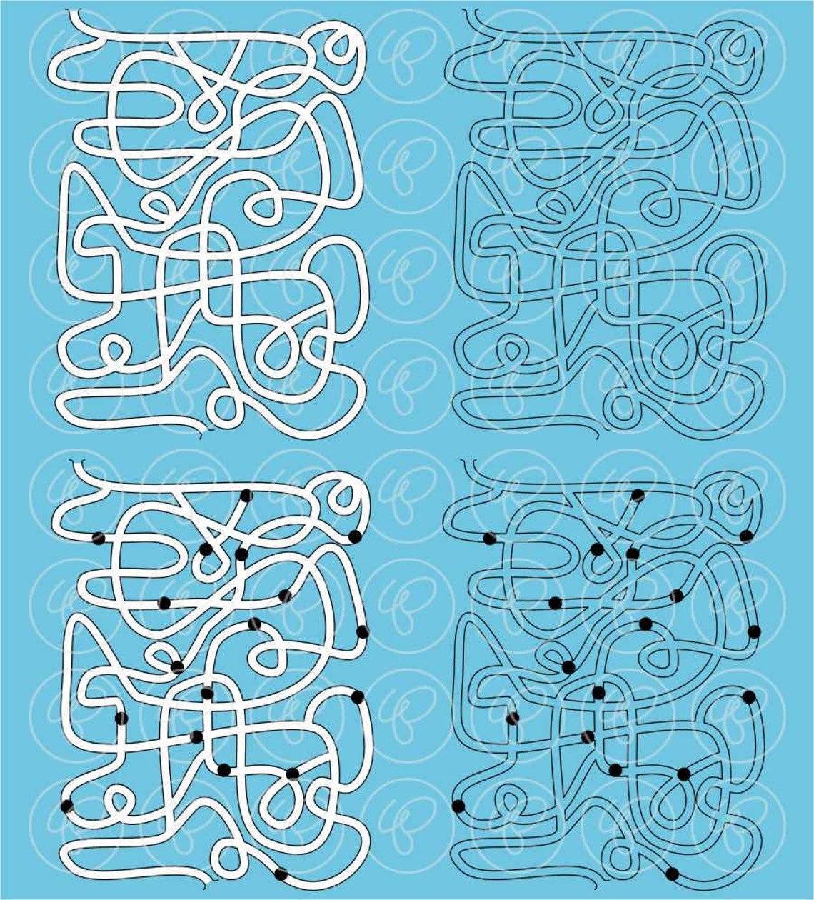 Maze Template Clipart SET: (300 Dpi) School Teacher Clip Art Puzzle ...