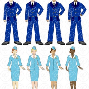 Pilots Planes and Passports: Travel Clipart 300 dpi transparent png Pilot Stewardess Plane Passport Pilot Hat Pilot Wings image 3