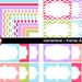Clementine Frames & Labels: Clip Art Pack Card Making Digital Frames ...