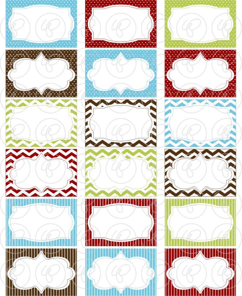 Christmas Polka Frames & Labels: Clip Art Pack Card Making Digital ...