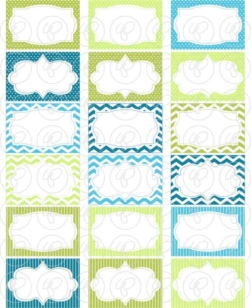 Summer Rain Frames & Labels: Clip Art Pack Card Making Digital Frames ...