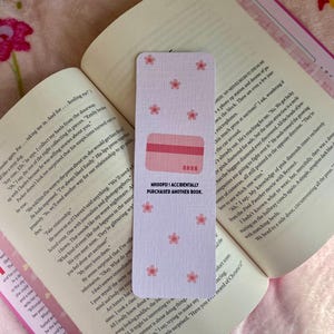 Oeps! Ik heb per ongeluk nog een boekenlegger gekocht | Hart bladwijzers | Leuke bladwijzers | Book Lover bladwijzers | Roze bladwijzers |