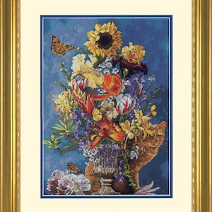 Cross Stitch Kit Garden In Gold | 70-35404