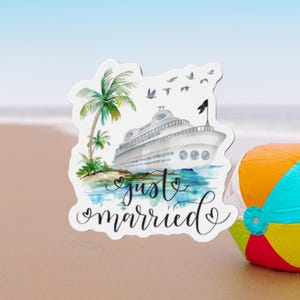 Newlywed Cruise Door Magnet - Honeymoon - Cruise 2025 Door Magnet, Cruise Magnets, Family Cruise, Custom Magnets, Cruise Door Decorations