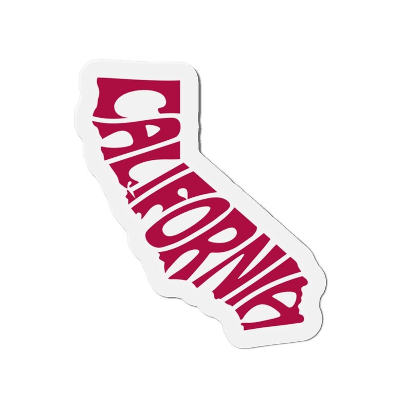 California State Magnet: Die-Cut Vinyl Decal - Car, Fridge, Gift image 7