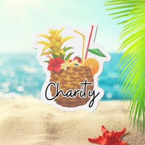 Personalized Cruise Door Magnet - Tropical Drink - Cruise 2025 Door Magnet, Cruise Magnets, Family Cruise, Custom Magnets, Cruise Door Decor