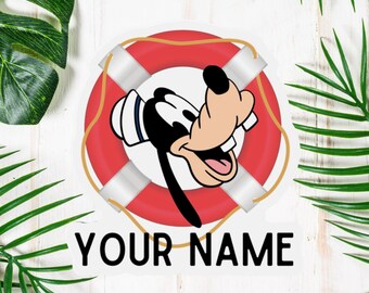 Imán personalizado para puerta de crucero - Disney Goofy - Crucero 2025, imanes de crucero, crucero familiar, imanes personalizados, decoración para puerta de crucero