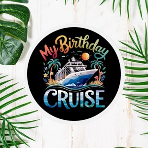 Personalized Cruise Door Magnet: Birthday Celebration, Family Vacation
