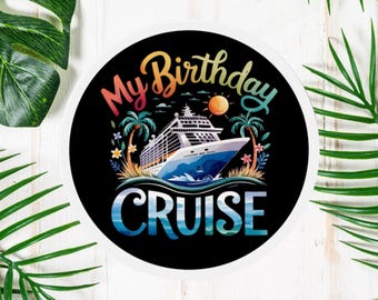 Imán personalizado para puerta de crucero: Celebración de cumpleaños, vacaciones familiares