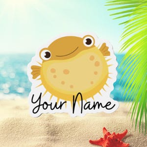Personalized Cruise Door Magnet - Puffer Fish - Cruise 2025 Door Magnet, Cruise Magnets, Family Cruise, Custom Magnets, Cruise Door Decor