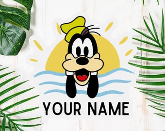 Imán personalizado para puerta de crucero - Disney Goofy - Crucero 2025, imanes de crucero, crucero familiar, imanes personalizados, decoración para puerta de crucero