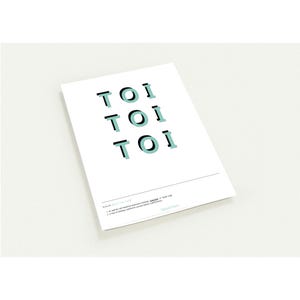 10 x Toi Toi Toi-kaarten (groen)