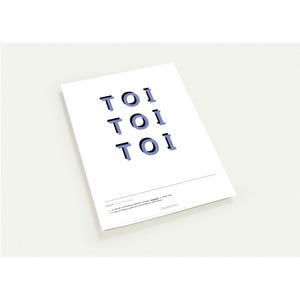 10 carte Toi Toi Toi (blu)