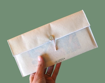 Reusable Organic Cotton Eco Envelope Tall