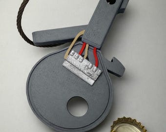 Sci-Fi Hatch Key Bottle Opener – Tactical EDC Bottle Opener – Gamer Gift – Unique Bar Tool