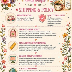 a poster with a bunch of things on it