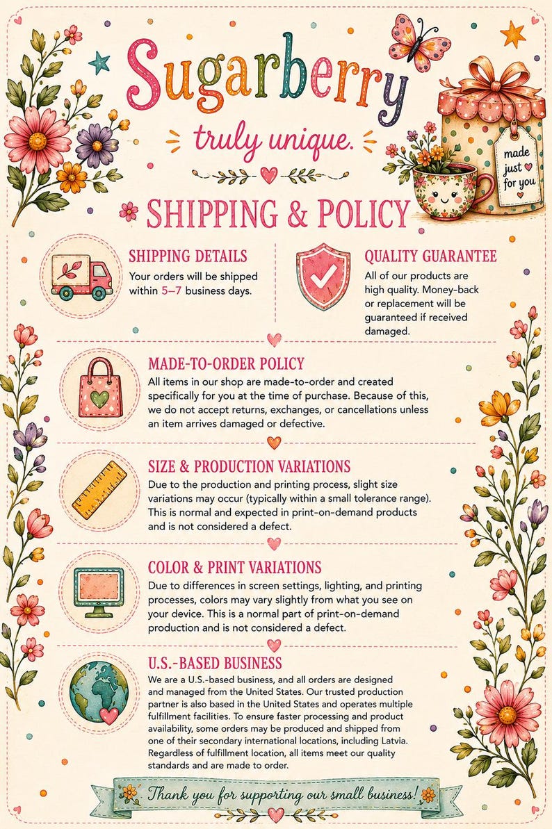 a poster with a bunch of things on it