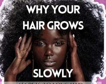 Natural hair Growth Guide Ebook: Includes 21 Top Herbs & Top 5 best Oils for Extreme hair growth, How to build a Routine/ Digital Download