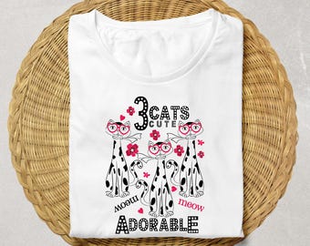 Cat Lover T-Shirt – Cute Kitten Graphic, Unisex Softstyle Tee