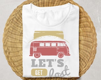 Let's Get Lost Tee: Unisex Retro Adventure Shirt