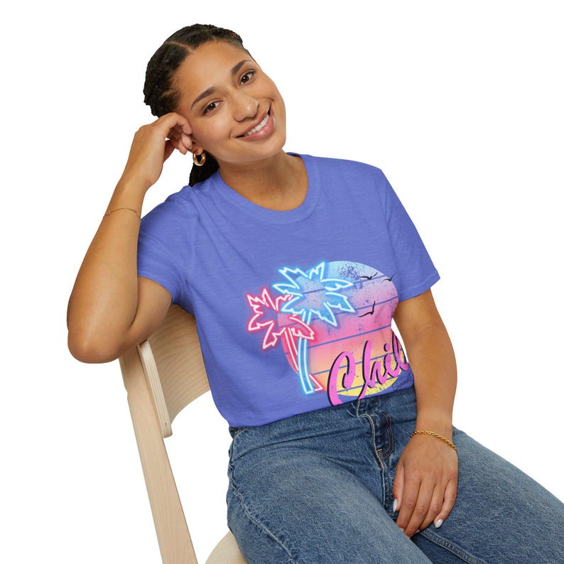 Camiseta Chill Vibes: Camiseta unisex de playa de verano imagen 7