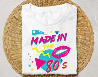 Retro 80's T-Shirt: Nostalgic Unisex Fashion Tee