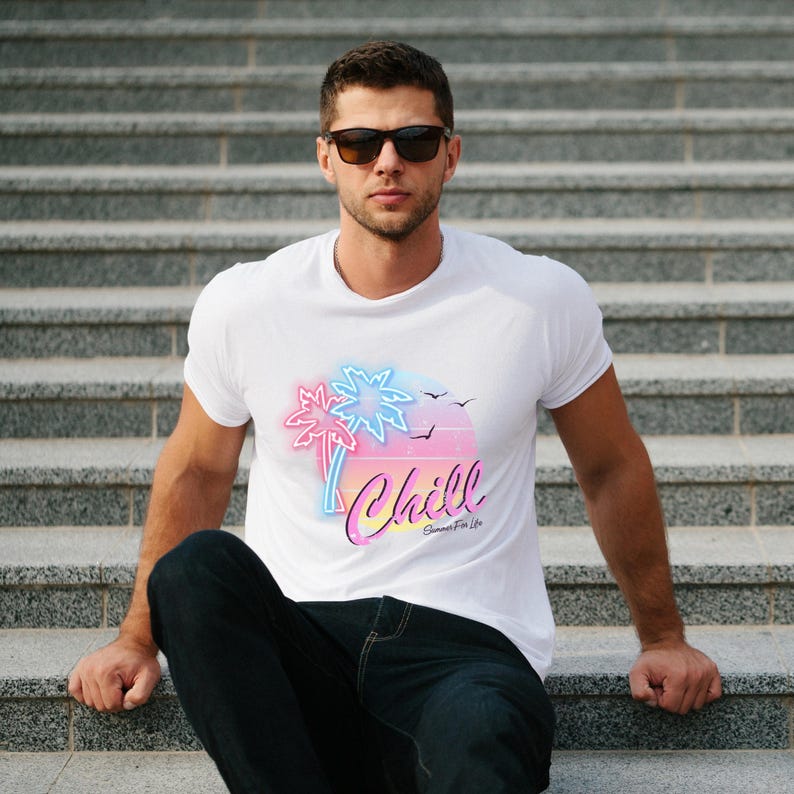 Camiseta Chill Vibes: Camiseta unisex de playa de verano imagen 2
