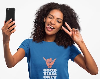 Good Vibes Only T-Shirt: Unisex Soft Cotton Positive Tee