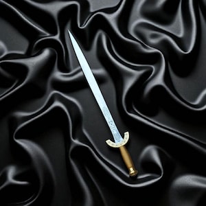 Customized Divine Templer Sword of Perseus, Hand Forged Clash Of the Titan Replica Sword with Gem Stones, Best Ancient Gift Sword.