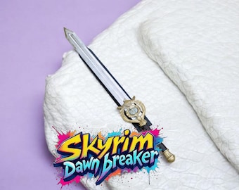 Hand Forged Skyrim Dawnbreaker Replica Sword, Medievel Fantasy Sword,