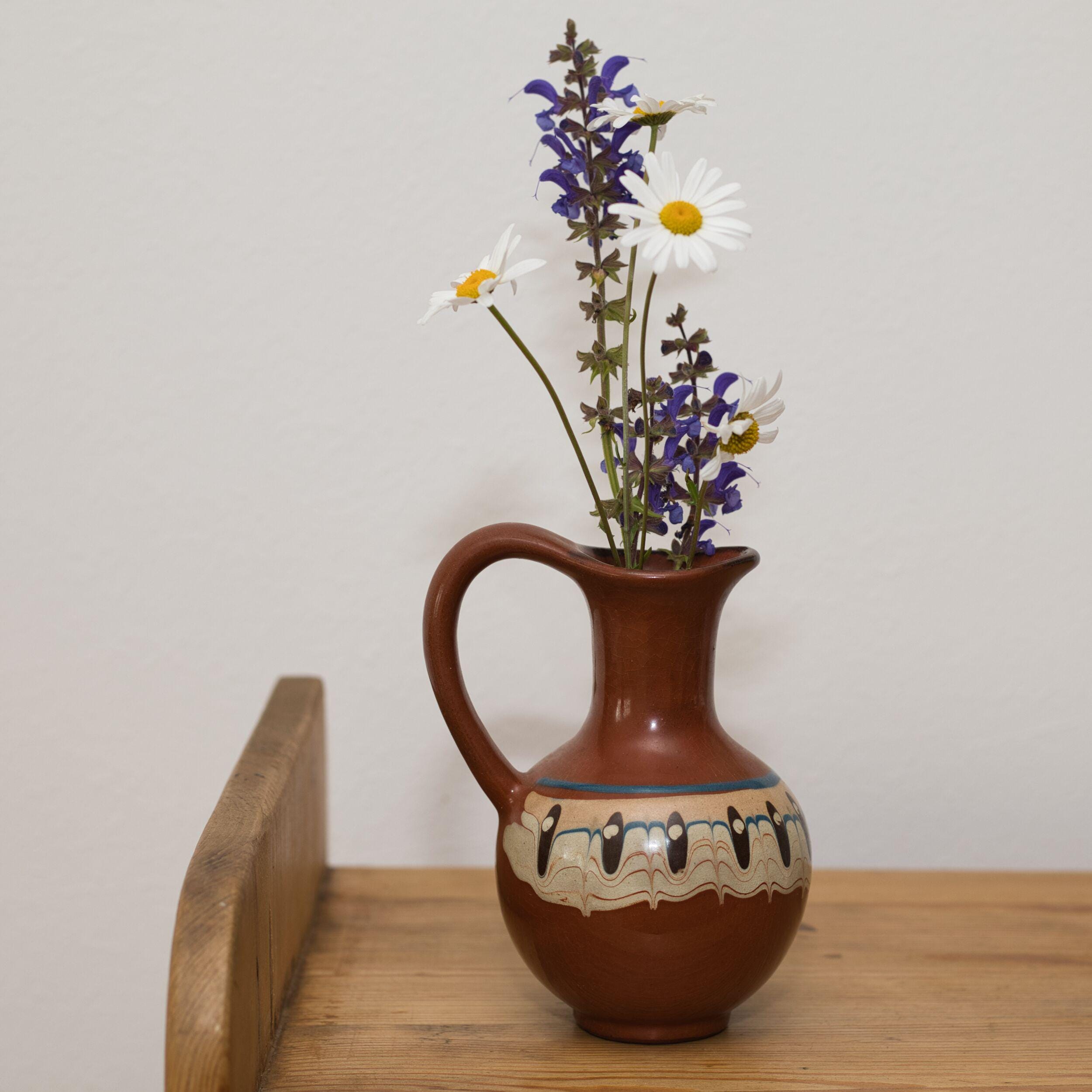 チェコで購入ブルガリアトロヤン陶器　花瓶 チェコで購入ブルガリアトロヤン陶器 花瓶 【公式通販】