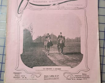 November 1901 Femina Magazine - original vintage magazine, NOT Digital