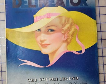 August 1934 Delineator Magazine - original vintage magazine, NOT Digital