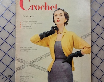 1952 Smart Crochet - Third Edition - original vintage magazine