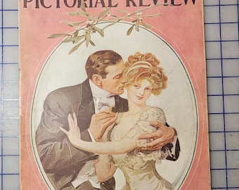 December 1908 Pictorial Review Magazine - original vintage magazine, NOT Digital