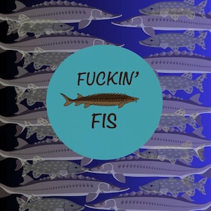 Putain de poisson, autocollant de pêche, autocollant drôle pour ordinateur portable ou bouteille d'eau
