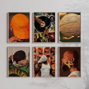 Hypebeast Man Cave Art Prints: Masculine Room Decor (Digital Download Set of 6)